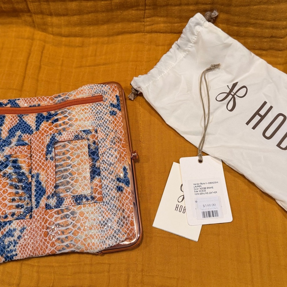 Hobo Lauren Blue and Orange